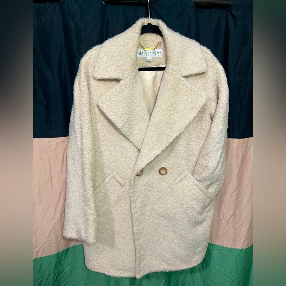 Trina Turk Wool and Alpaca Coat